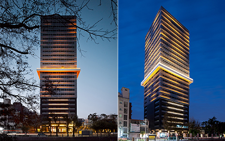 台湾新竹回建筑建筑亮化案例