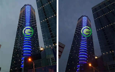 海尔青啤东盟联合广场商业综合体亮化照明案例