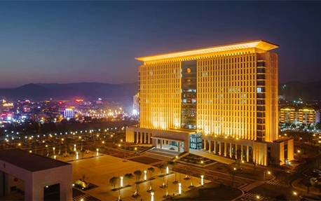 龙南城市楼体亮化景观照明案例