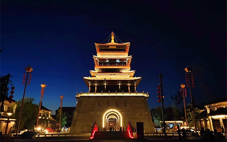 锡伯古城亮化照明案例
