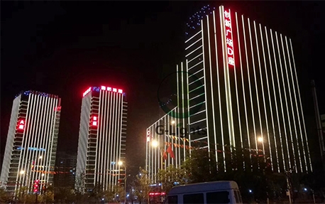 创新广场楼体亮化照明案例