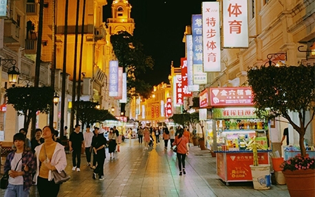 商业步行街亮化照明案例