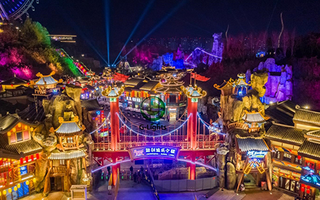 融创渝乐小镇夜景案例鉴赏