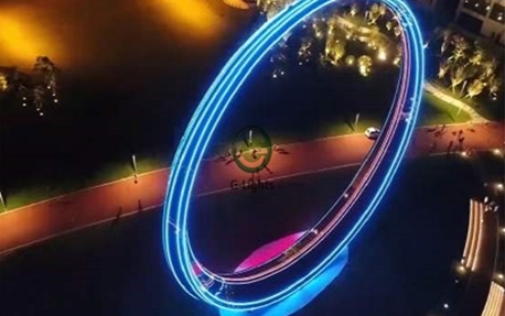 威海樱花湖之恋夜景照明