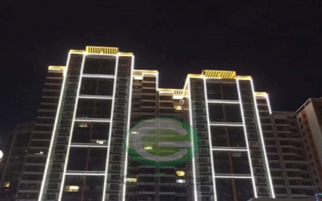 蔡家坡凤仪国际楼夜景亮化鉴赏