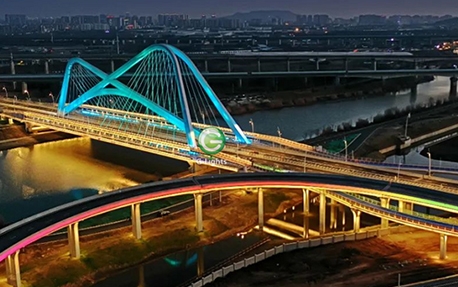 秦淮湾大桥夜景照明设计案例鉴赏