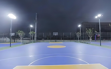 高校篮球场灯光案例
